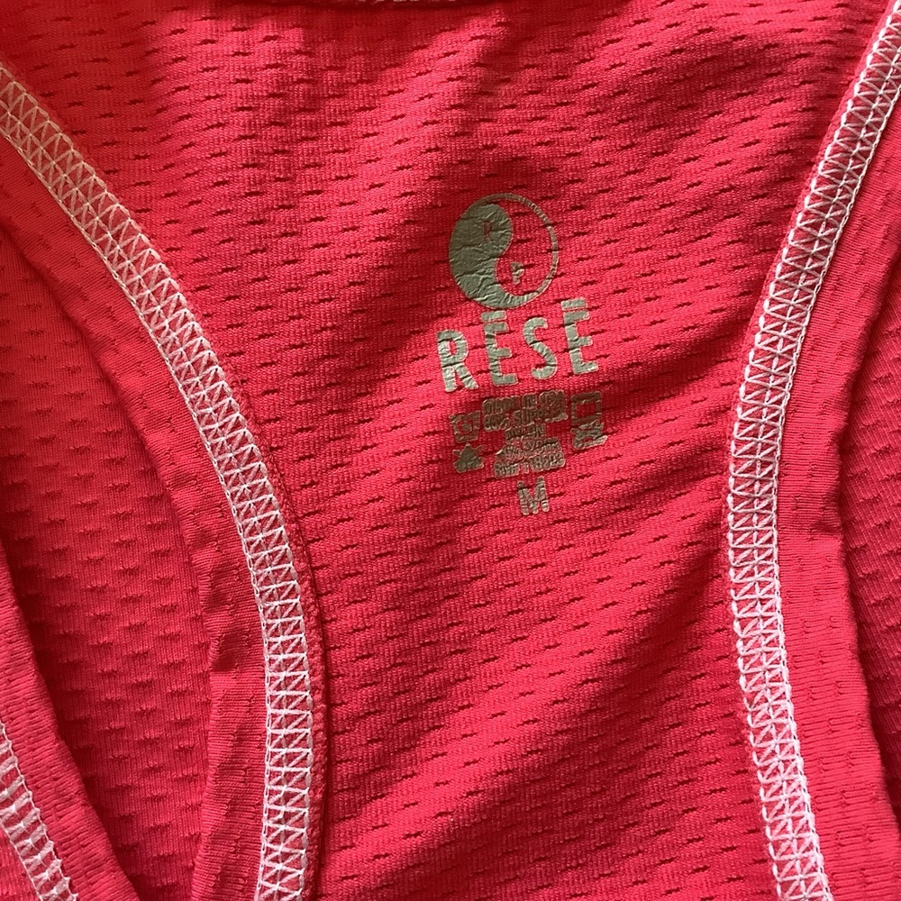 Medium Hot Pink Racerback Tank Top Rese - Picture 8 of 8